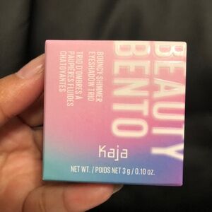 NIB❗️Kaja Beauty Bento Bouncy Shimmer Eyeshadow Trio in 03 Chocolate Caramel